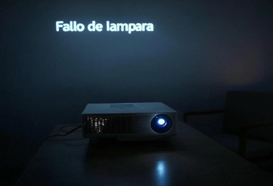 Cambiar lámpara de proyector